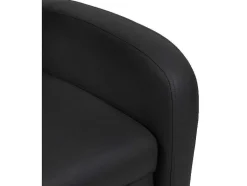 Vente-unique Fauteuil Kunstleer-Mcw-H18 Fauteuil, Zwart