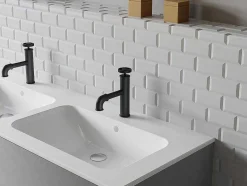 Shower & Design Kraan-Mechanische Mengkraan - H19,6 Cm - Matzwart - Kapuas