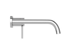 Shower & Design Kraan-Mechanische Mengkraan Voor Inbouw Met Afgerond Uiteinde - Kleur: Geborsteld Nikkel - Lozoya