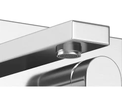 Shower & Design Kraan-Mechanische Mengkraan Voor Inbouw Vierkant - Kleur: Geborsteld Nikkel - Vistula