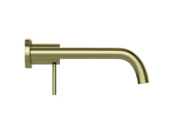 Shower & Design Kraan-Mechanische Mengkraan Voor Inbouw Met Afgerond Uiteinde - Goudkleurig Met Satijnglans - Lozoya