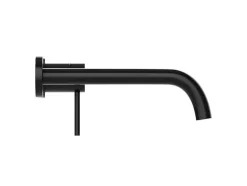 Shower & Design Kraan-Mechanische Mengkraan Voor Inbouw Met Afgerond Uiteinde - Matzwart - Lozoya