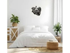 EPIKASA Decoratieve Wandplaat-Metalen Decoratie Paard 2, Zwart, 50X1,5X50 Cm,