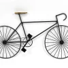OZAIA Decoratieve Wandplaat-Metalen Fiets Wanddecoratie Ventoux - L. 109 X H. 56 Cm - Zwart