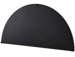 OZAIA Spiegel-Metalen Spiegel Met Halve Cirkel Design - B.50 X H.100 Cm - Zwart - Gavra