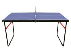 Vente-unique Spel Voor Buiten-Mini-Pingpongtafel Met Batjes, Ballen En Net - L137 X D76 X H67 Cm - Denis