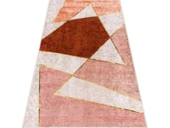 RugsX Klein Tapijt-Miro 52097.802 Tapijt Wasbaar Geometrisch Antislip - Roze 120X170 Cm