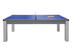 Vente-unique Spel Voor Binnen-Modulaire Tafel - Biljart En Pingpong Balthazar - 213 X 112 X 81,5 Cm - Grijs