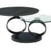 Maison Céphy Salontafel-Moduleerbare Design-Salontafel Van Gehard Glas En Keramiek Joline