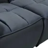 Vente-unique Modulair-Moduleerbare Relaxhoekbank Van Fluweel - Antraciet - Alford