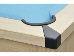 Vente-unique Eettafel-Moduleerbare Tafel - Biljart En Tafeltennis Balthazar - 213 X 112 X 81.5 Cm - Blauw