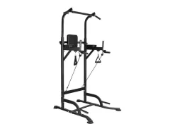 Vente-unique Fitness-Multifunctionele Power Tower Dip Station Optrekstang Met Verstelbare Hoogte