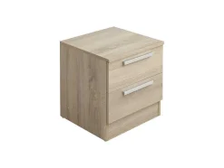 Vente-unique Nachtkastje-Nachtkastje Mathias - 2 Laden - Naturel