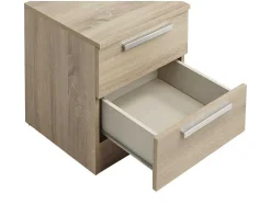 Vente-unique Nachtkastje-Nachtkastje Mathias - 2 Laden - Naturel