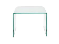 Vente-unique Nachtkastje-Nachtkastje Suzana - Gebogen Gehard Glas