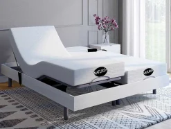 NATUREA Eenpersoons Matras-Natuurlijke Schuimmatras Met Vormgeheugen En Bamboe - Parure Van - 100 X 200 Cm