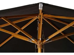 Vente-unique Parasol-Naxos Parasol Zwart, Natuur.