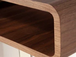 Angel Cerda Sidetable-Notenhouten Console Met Opbergruimte 3000