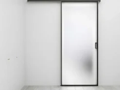 Vente-unique Schuifdeur-[Old Version]Schuifdeur Linci - H205Cm X L83Cm - Gehard Glas