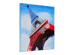Vente-unique Schilderij-Olieverfschilderij Eiffeltoren Handgeschilderd
