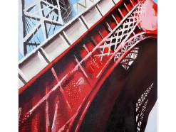 Vente-unique Schilderij-Olieverfschilderij Eiffeltoren Handgeschilderd