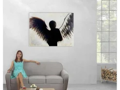 Vente-unique Schilderij-Olieverfschilderij Engel Handgeschilderd