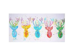 Vente-unique Schilderij-Olieverfschilderij Hert Ii Handgeschilderd
