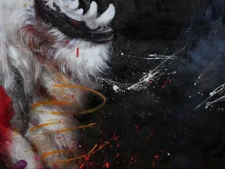 Vente-unique Schilderij-Olieverfschilderij Leeuw Mcw-H25, 120X180Cm