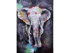 Vente-unique Schilderij-Olieverfschilderij Olifant Mcw-H25 Handgeschilderd, 180X120Cm