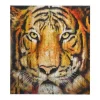 Vente-unique Schilderij-Olieverfschilderij Tijger Handgeschilderd