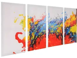 Vente-unique Schilderij-Olieverfschilderij Wave Handgeschilderd