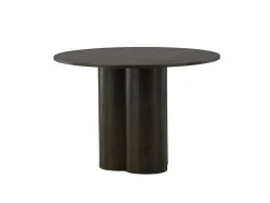 Vente-unique Eettafel-Olivia Eetkamertafel O110Cm Bruin.