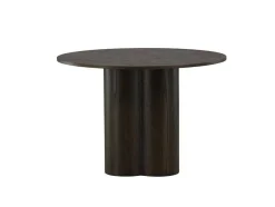 Vente-unique Eettafel-Olivia Eetkamertafel O110Cm Bruin.
