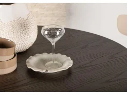 Vente-unique Eettafel-Olivia Eetkamertafel O110Cm Bruin.