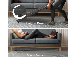 Vente-unique Fitness-Onder Bureau Loopband 1-6Km/H Wandelen Jogging Machine Voor Thuiskantoor Met Opvouwmogelijkheid