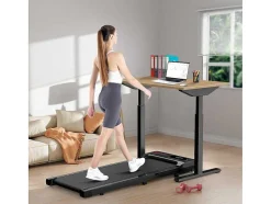 Vente-unique Fitness-Onder Bureau Loopband 1-6Km/H Wandelen Jogging Machine Voor Thuiskantoor Met Opvouwmogelijkheid