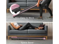 Vente-unique Fitness-Onder Bureau Loopband 1-6Km/H Wandelen Jogging Machine Voor Thuiskantoor Met Opvouwmogelijkheid