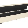 Vente-unique Kleine Opberger En Slaapkameraccessoire-Opbergkist Arezzo Xxl, Creme