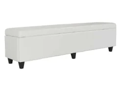 Vente-unique Kleine Opberger En Slaapkameraccessoire-Opbergkist Arezzo Xxl, Wit