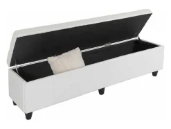 Vente-unique Kleine Opberger En Slaapkameraccessoire-Opbergkist Arezzo Xxl, Wit