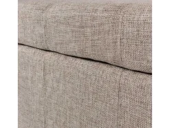 Vente-unique Kleine Opberger En Slaapkameraccessoire-Opbergkist Kriens, Beige