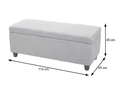 Vente-unique Kleine Opberger En Slaapkameraccessoire-Opbergkist Kriens, Beige