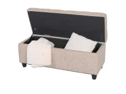 Vente-unique Kleine Opberger En Slaapkameraccessoire-Opbergkist Kriens, Beige