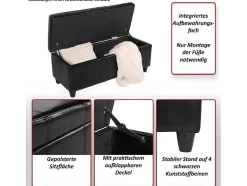 Vente-unique Kleine Opberger En Slaapkameraccessoire-Opbergkist Kriens, Creme