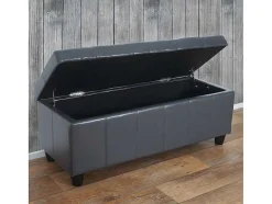 Vente-unique Kleine Opberger En Slaapkameraccessoire-Opbergkist Kriens, Grijs