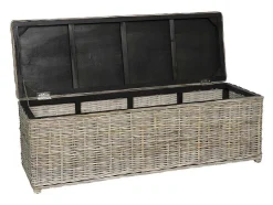OZAIA Opbergaccessoire-Opbergruimte Van Kubu Gao - L130 X D45 X H44 Cm - Natuurlijk Grijs