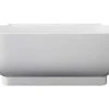 Shower & Design Halfvrijstaand Bad-Ovaal Halfvrijstaand Bad - 240 L - 150 X 76 X 58 Cm - Wit - Acryl - Vogler
