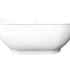Shower & Design Vrijstaand Bad-Ovaal Vrijstaand Bad - 210L - 150 X 74 X 57 Cm - Wit - Acryl - Mobula