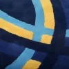 OZAIA Woonkamertapijt-Ovale Wollen Tapijt Komiza - Handgetuft - 150 X 230 Cm - Marineblauw