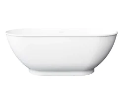 Shower & Design Vrijstaand Bad-Ovalen Vrijstaand Bad - 240 L - 170 X 75 X 60 Cm - Wit - Acryl - Mobula